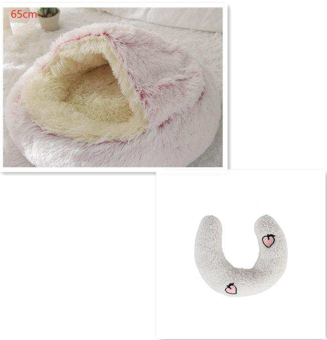 2 In 1 Dog And Cat Bed Pet Winter Bed