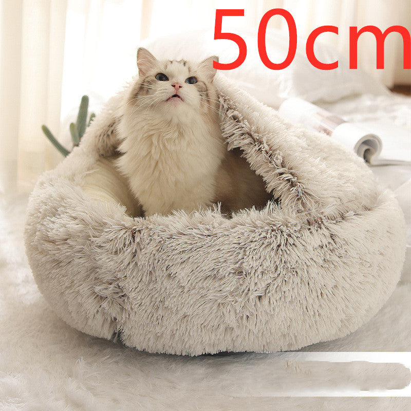 2 In 1 Dog And Cat Bed Pet Winter Bed