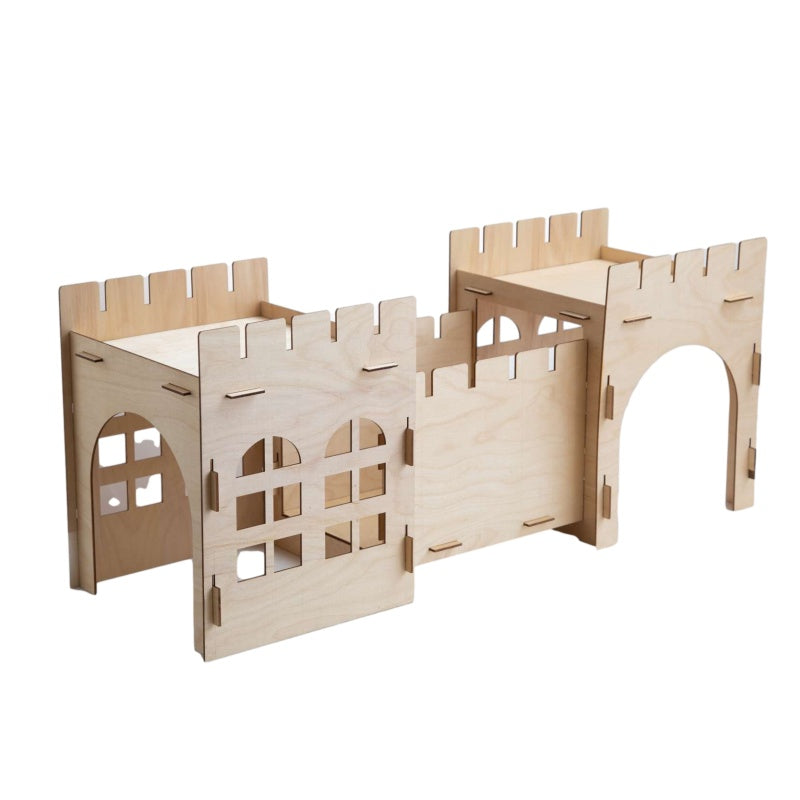 Rabbit Castle Export Quality Assembled Detachable Rabbit Wooden House Guinea Pig Guinea Pig Shelter