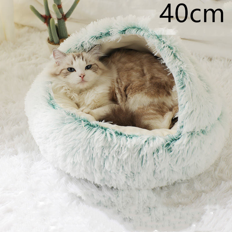 2 In 1 Dog And Cat Bed Pet Winter Bed