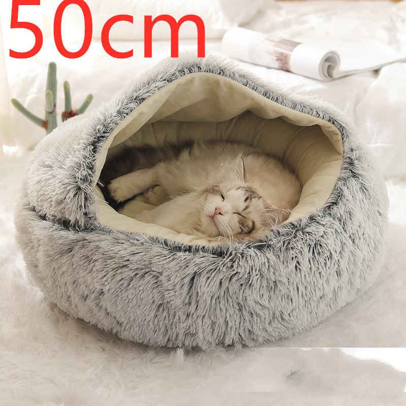 2 In 1 Dog And Cat Bed Pet Winter Bed