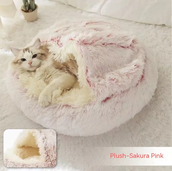 2 In 1 Dog And Cat Bed Pet Winter Bed