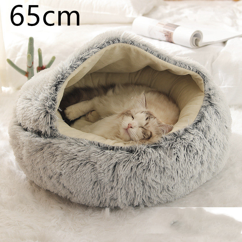 2 In 1 Dog And Cat Bed Pet Winter Bed