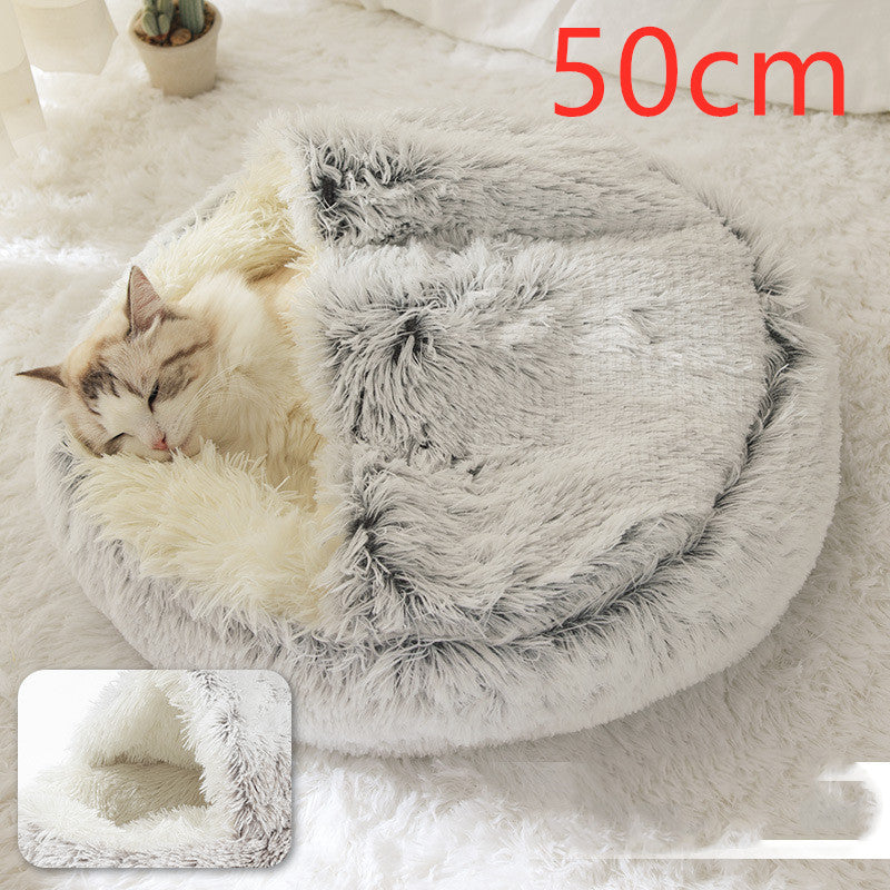 2 In 1 Dog And Cat Bed Pet Winter Bed