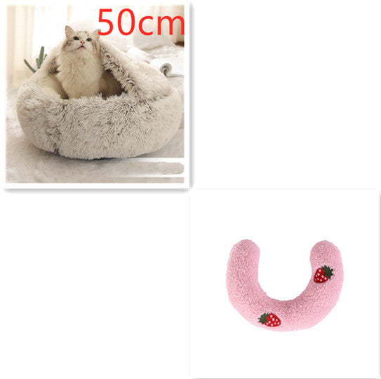 2 In 1 Dog And Cat Bed Pet Winter Bed