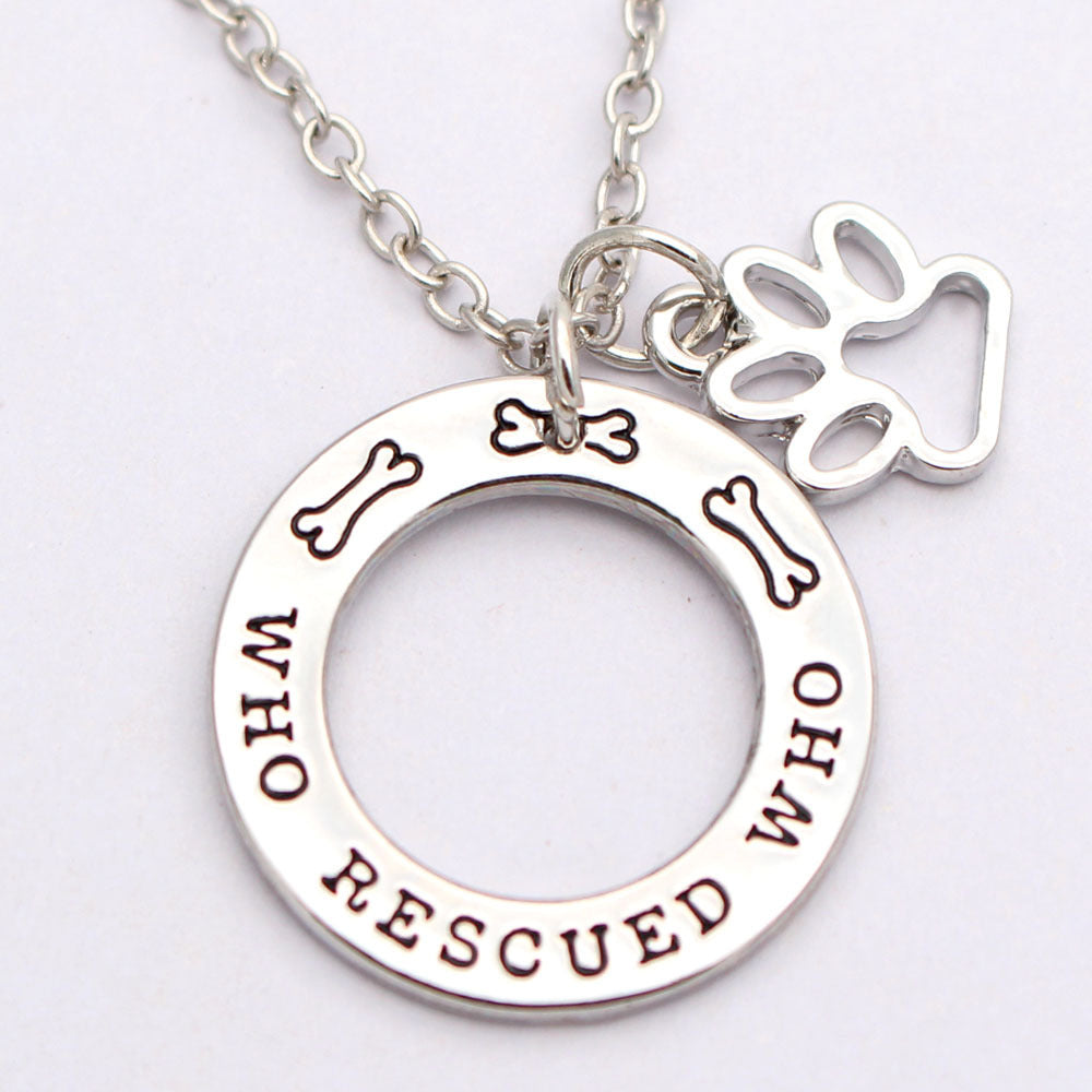 Who Rescued Who Pet Dog Lover Accessories