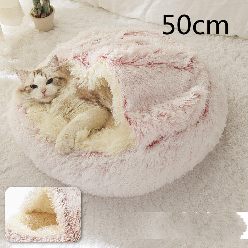 2 In 1 Dog And Cat Bed Pet Winter Bed