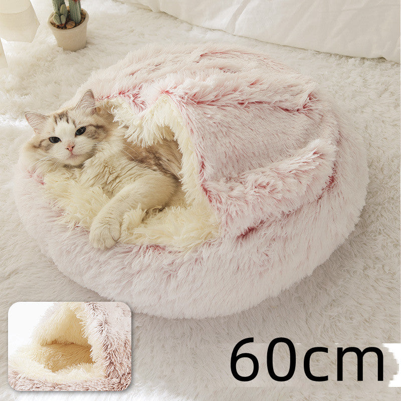 2 In 1 Dog And Cat Bed Pet Winter Bed