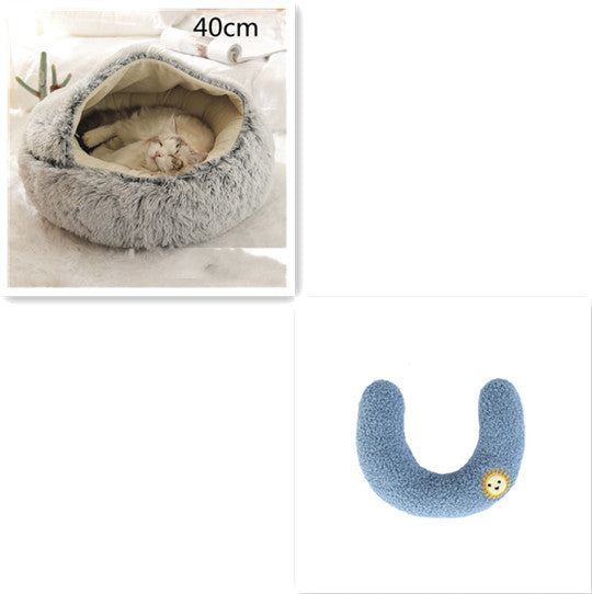 2 In 1 Dog And Cat Bed Pet Winter Bed