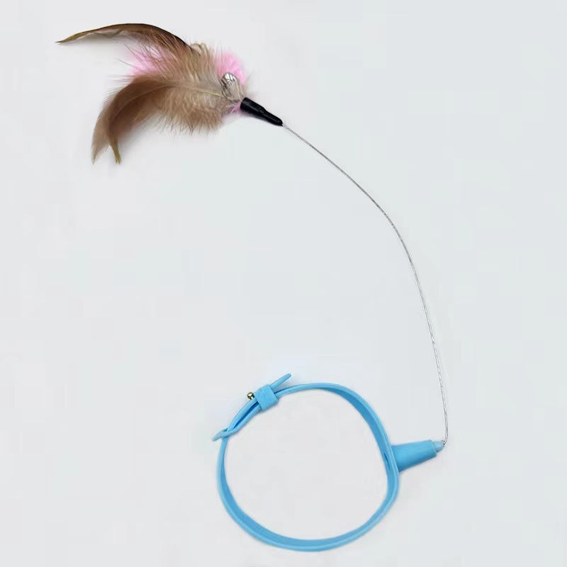 Cat Collar Toy Attached Silicone