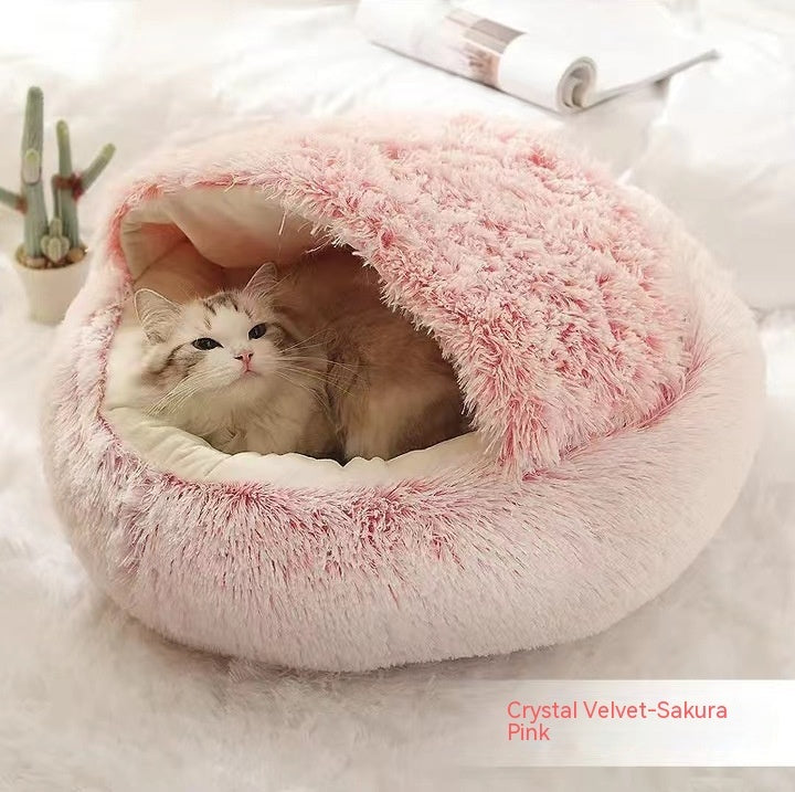 2 In 1 Dog And Cat Bed Pet Winter Bed