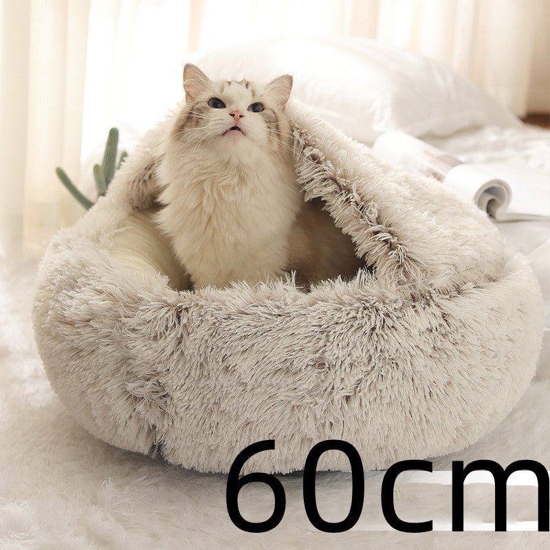 2 In 1 Dog And Cat Bed Pet Winter Bed